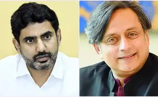 Tharoor compares delimitation to salary hike, Lokesh retorts