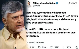 YSRCP Circulates Naidu's Old Tweet to Corner TDP