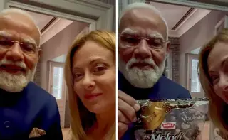 Modi Gives Parle Melody A Free Global Ad